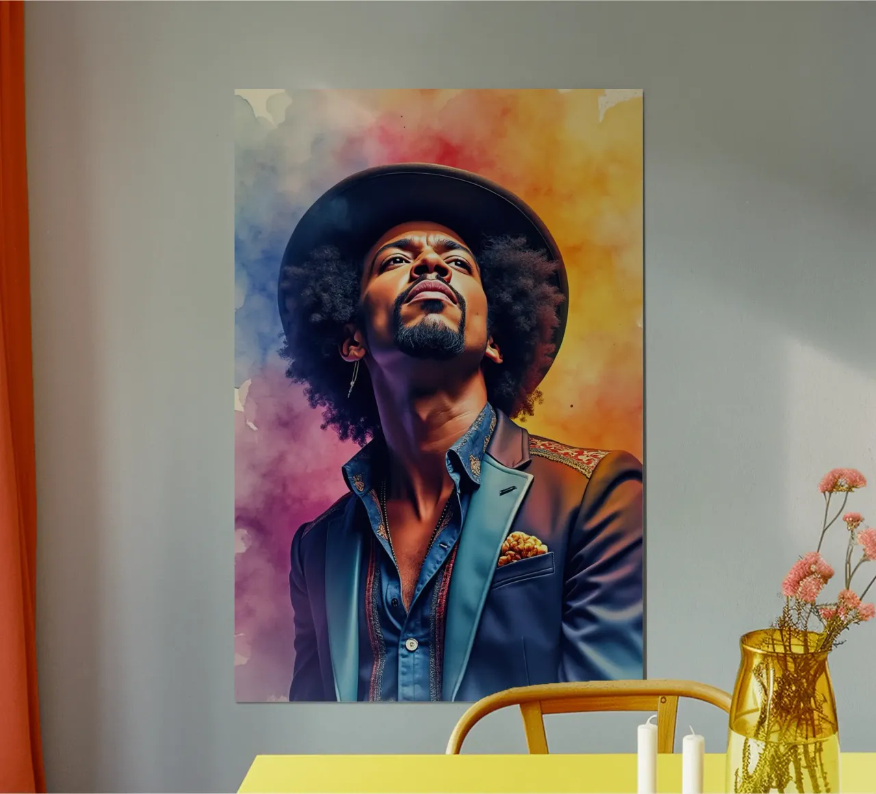 bruno mars in acquerello carta hahnemühle da ARTVI-SHOP