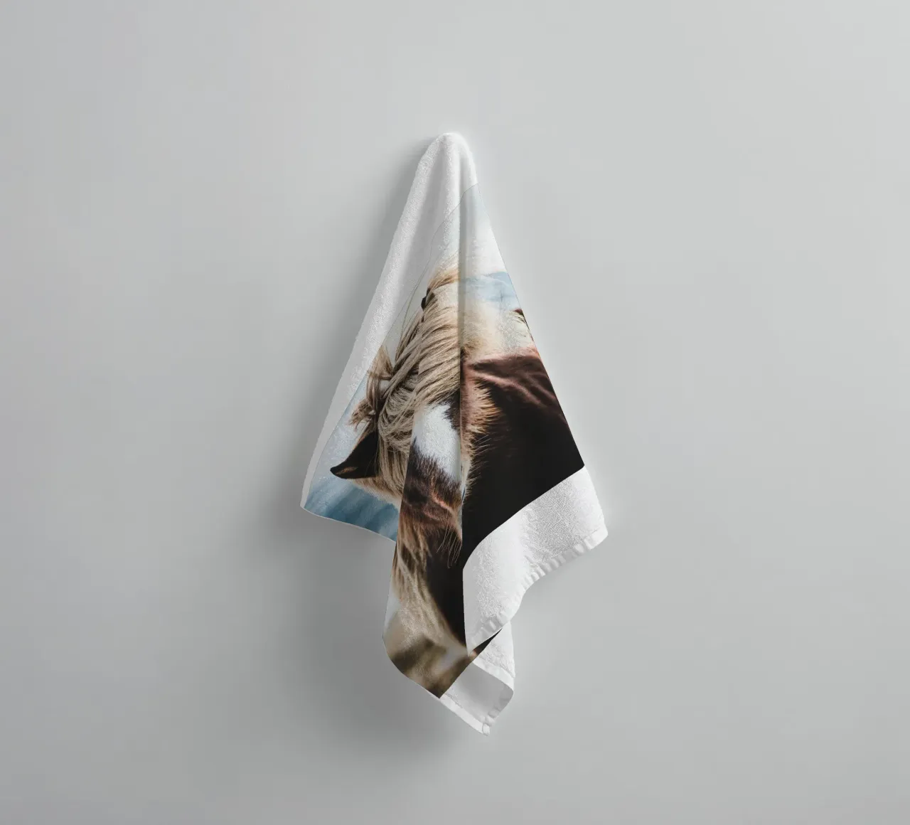 Icelandic horse in winter - pure nature towel by Whole©