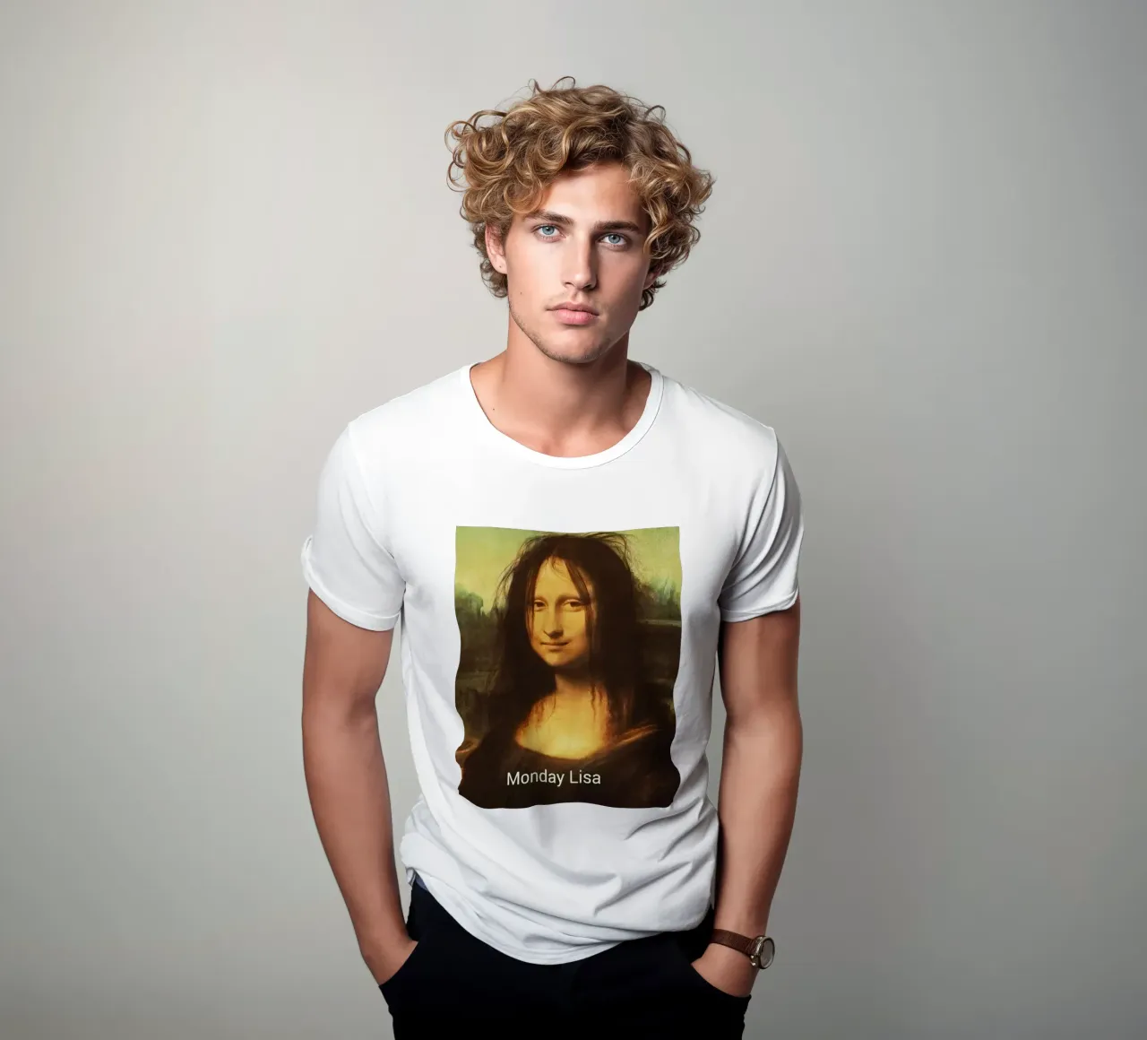 Lunedì Mood design lunedì lisa divertente Design t-shirt da theganduls
