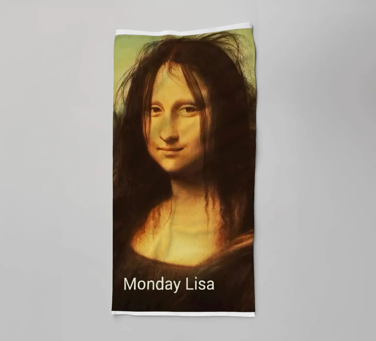 Lunedì Mood design lunedì lisa divertente Design asciugamano da bagno da theganduls