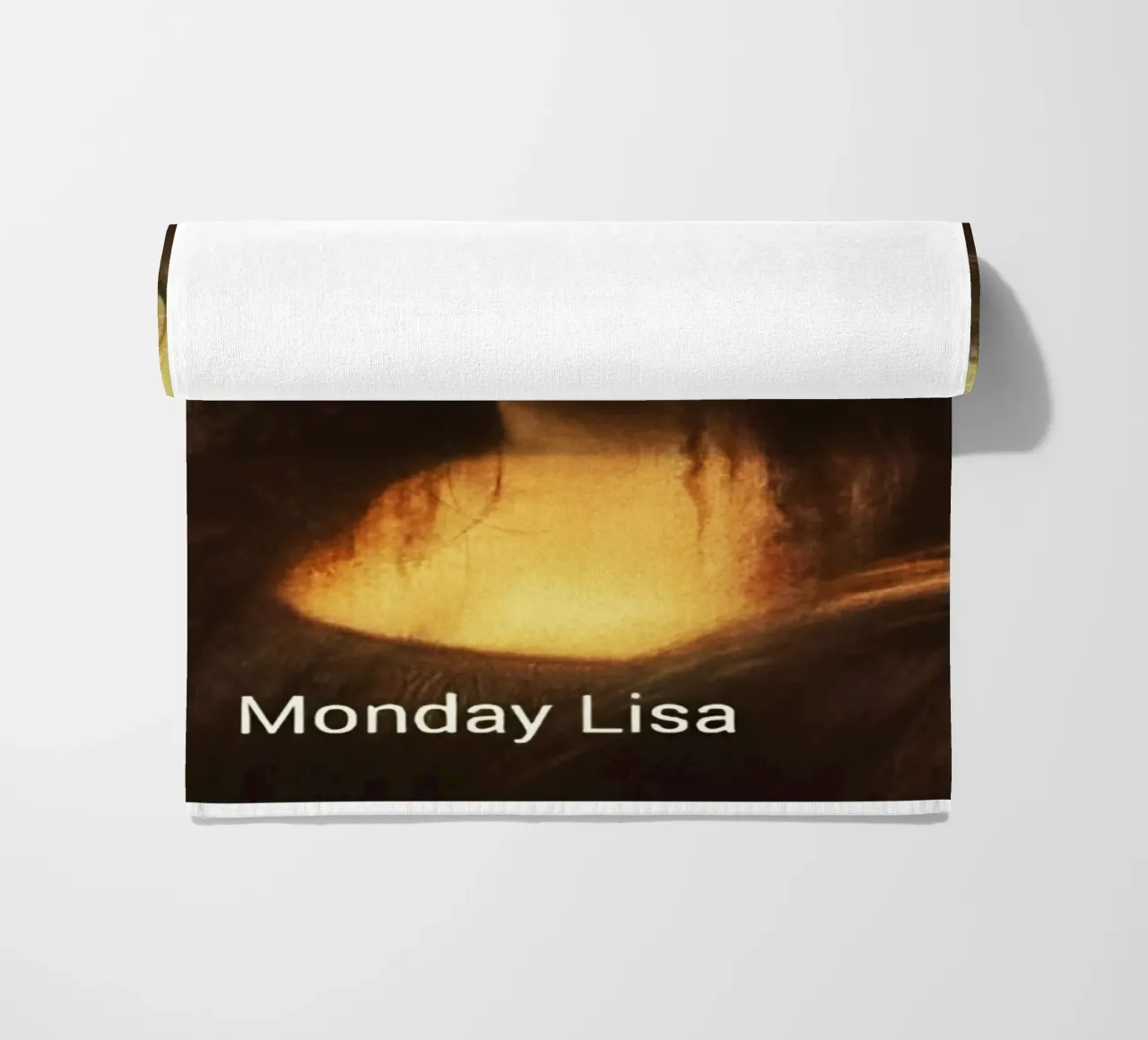 Lunedì Mood design lunedì lisa divertente Design telo mare da theganduls