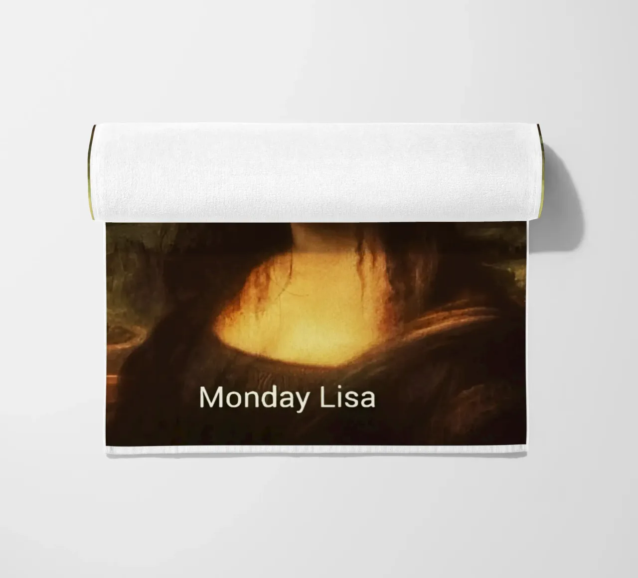 Lunedì Mood design lunedì lisa divertente Design telo mare da theganduls