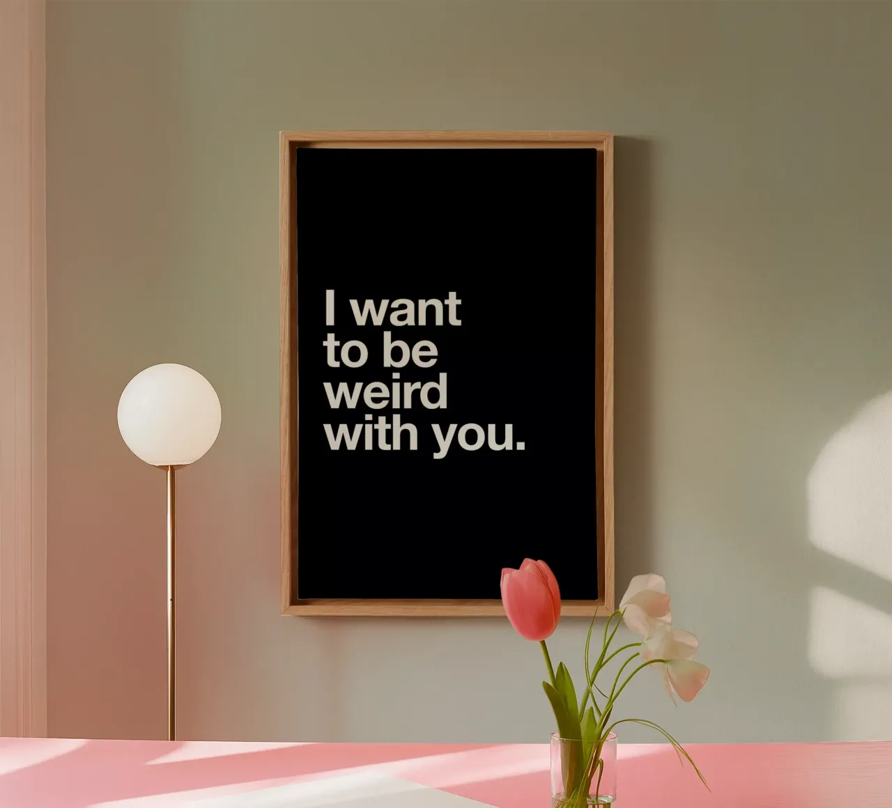 Weird With You tela da Mottos by Sinan Saydik