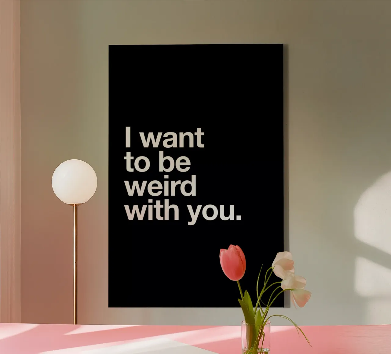 Weird With You tela da Mottos by Sinan Saydik