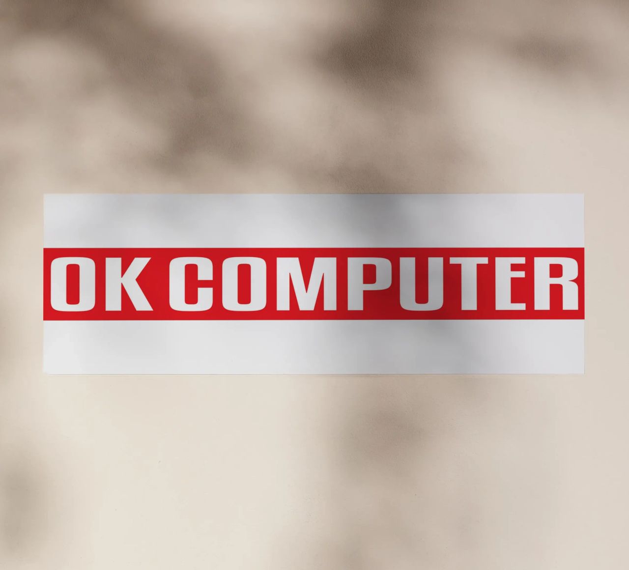Ok Computer Art Design pellicola backlit da theganduls