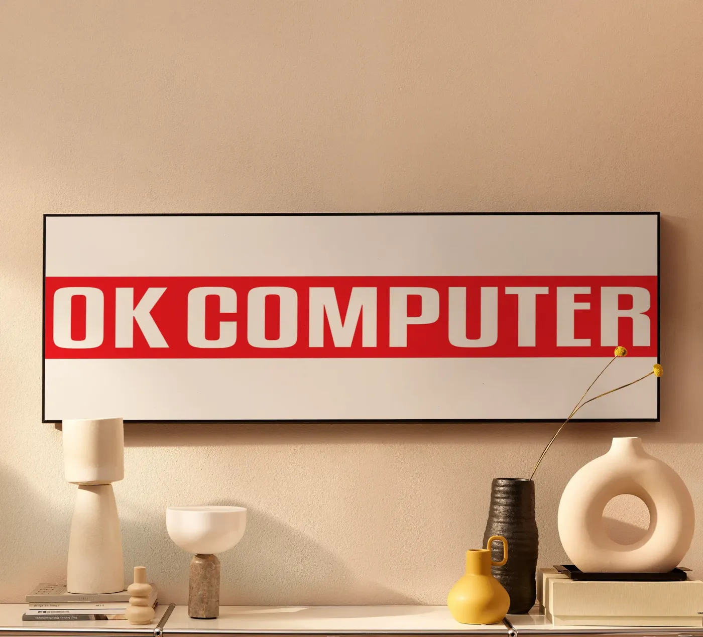 Ok Computer Art Design acryl van theganduls