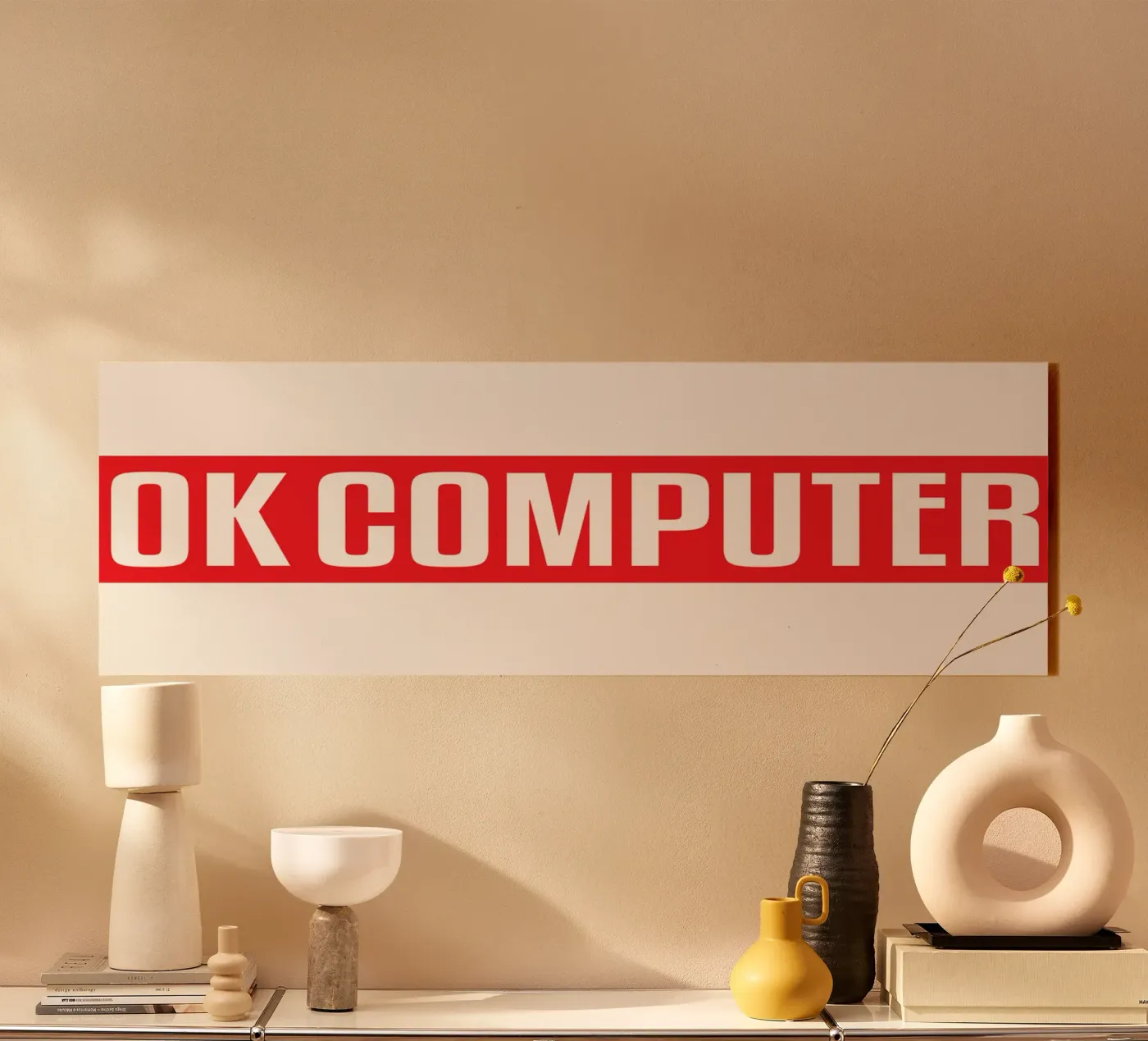 Ok Computer Art Design acryl van theganduls
