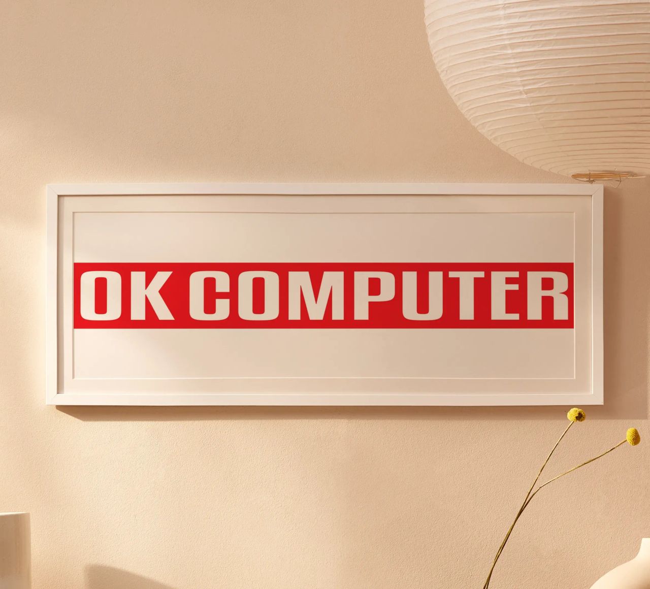 Ok Computer Kunst Design Poster von theganduls