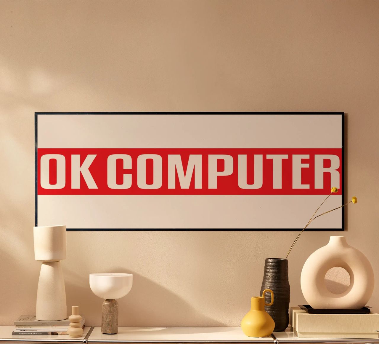 Ok Computer Kunst Design Poster von theganduls