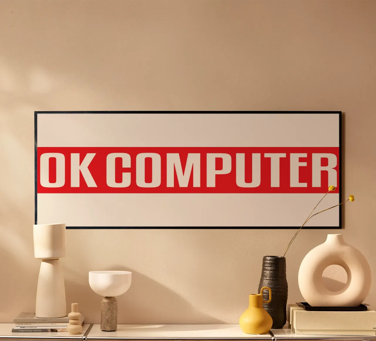 Ok Computer Art Design poster da theganduls