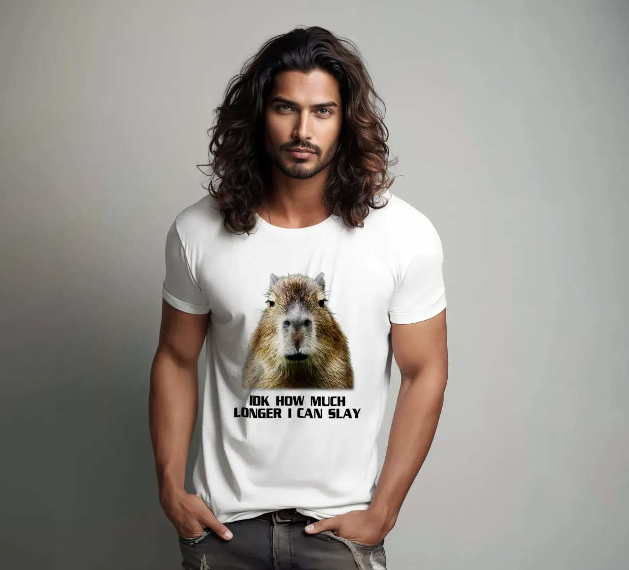 Non so per quanto tempo ancora potrò uccidere i capibara Sarcastico divertente t-shirt da theganduls