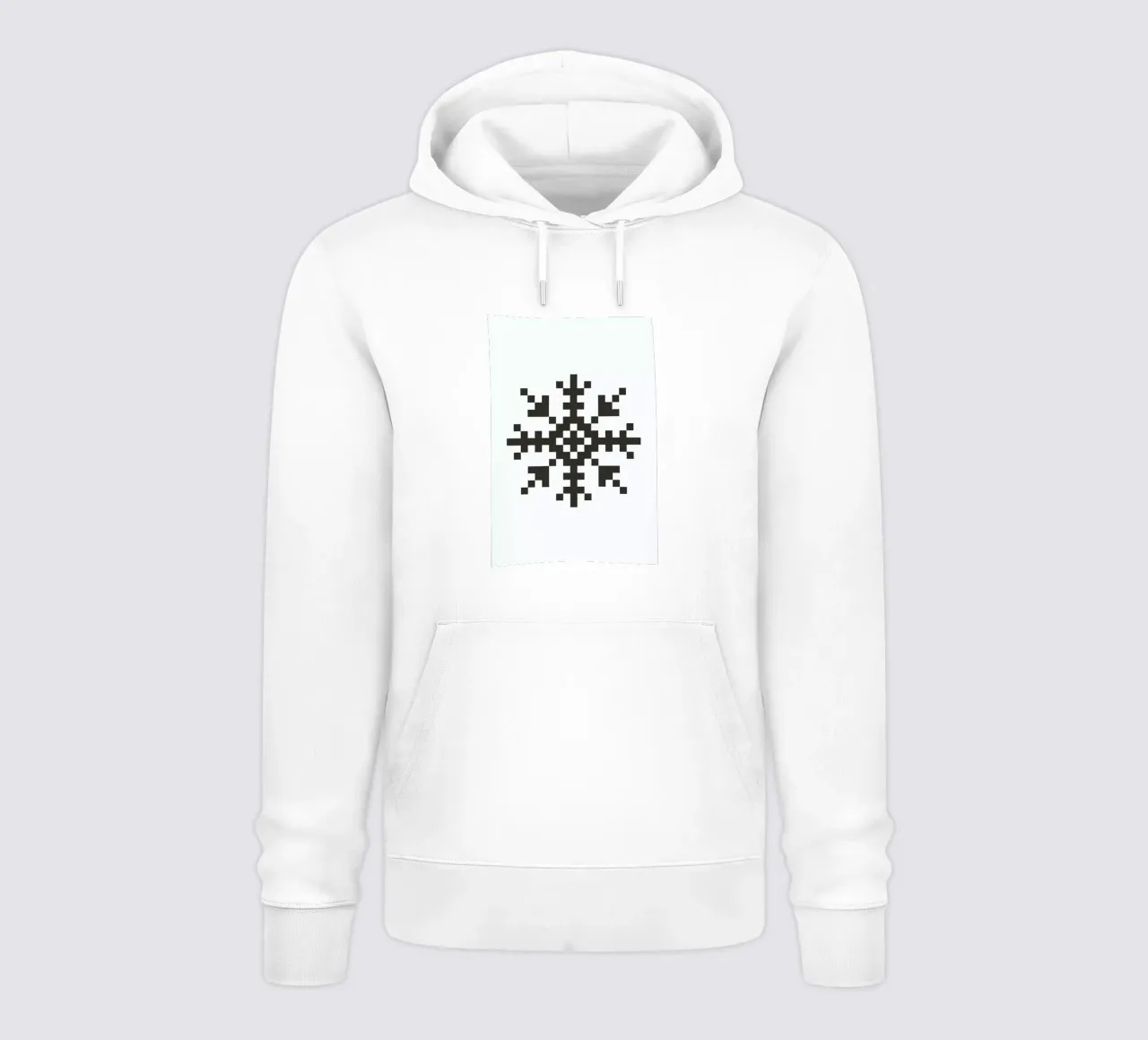 Black Snowflake 3 felpa con cappuccio da Studio One