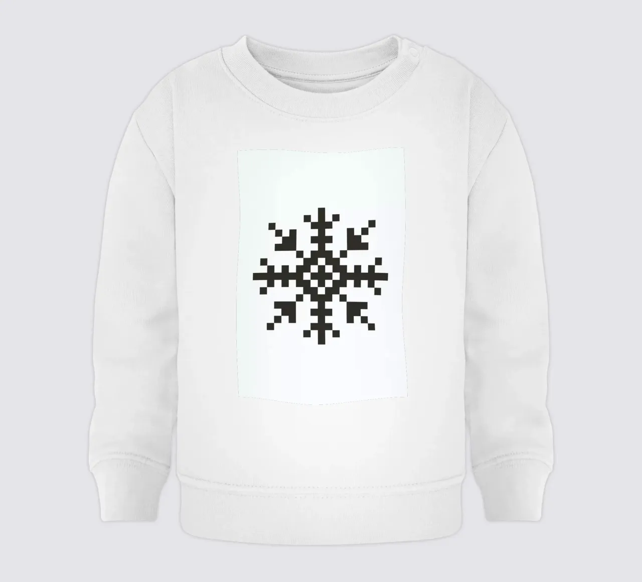 Black Snowflake 3 felpa neonato da Studio One