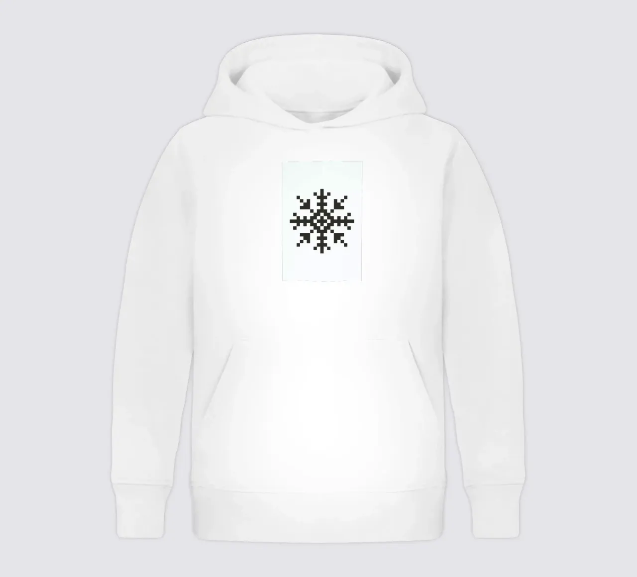 Black Snowflake 3 felpa bambino con cappuccio da Studio One