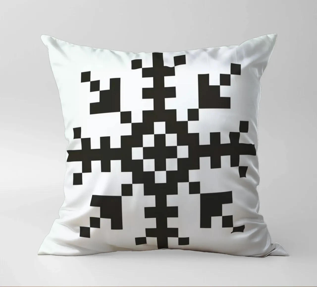 Black Snowflake 3 cuscino da Studio One