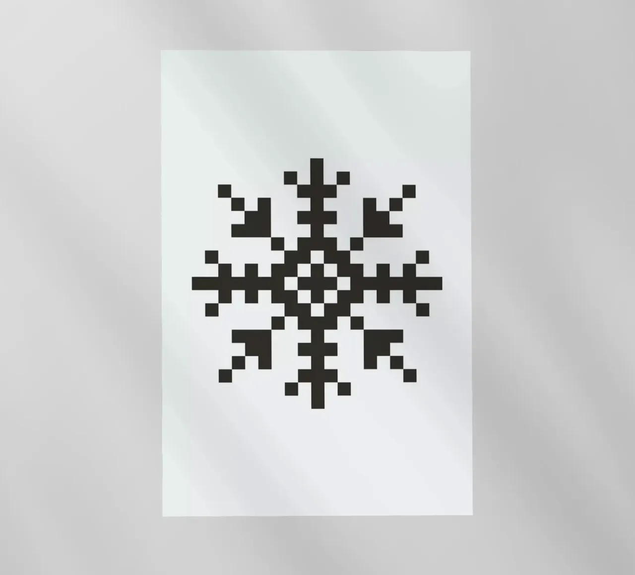 Black Snowflake 3 pellicola backlit da Studio One