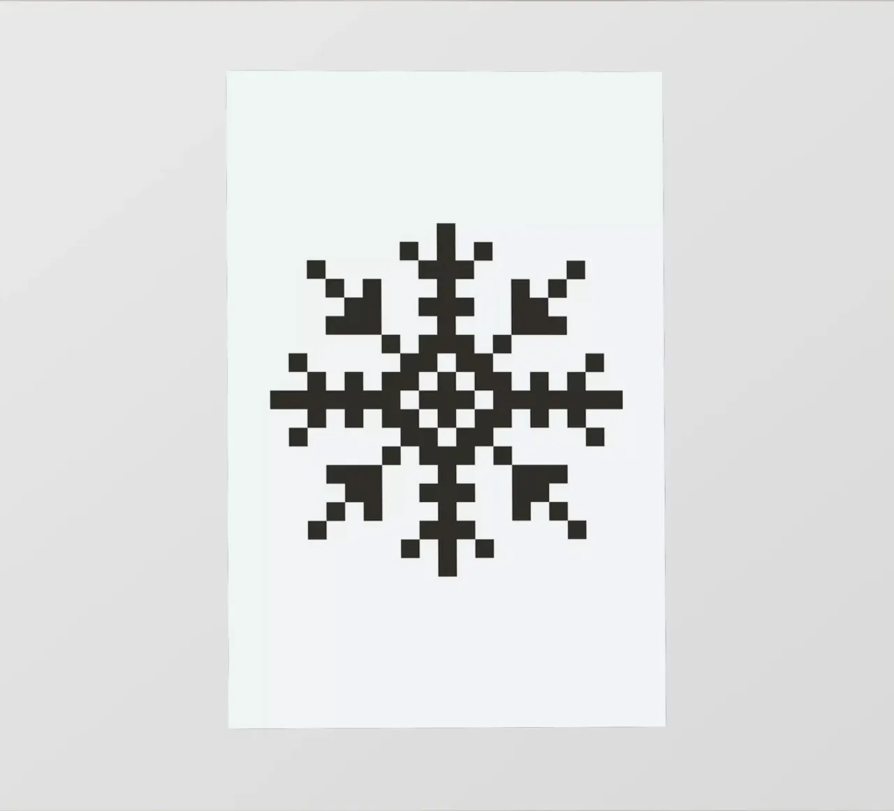 Black Snowflake 3 pellicola backlit da Studio One