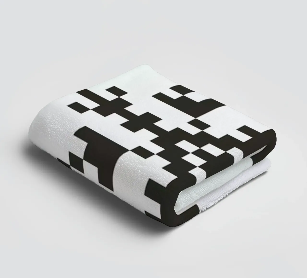 Black Snowflake 3 asciugamano da bagno da Studio One