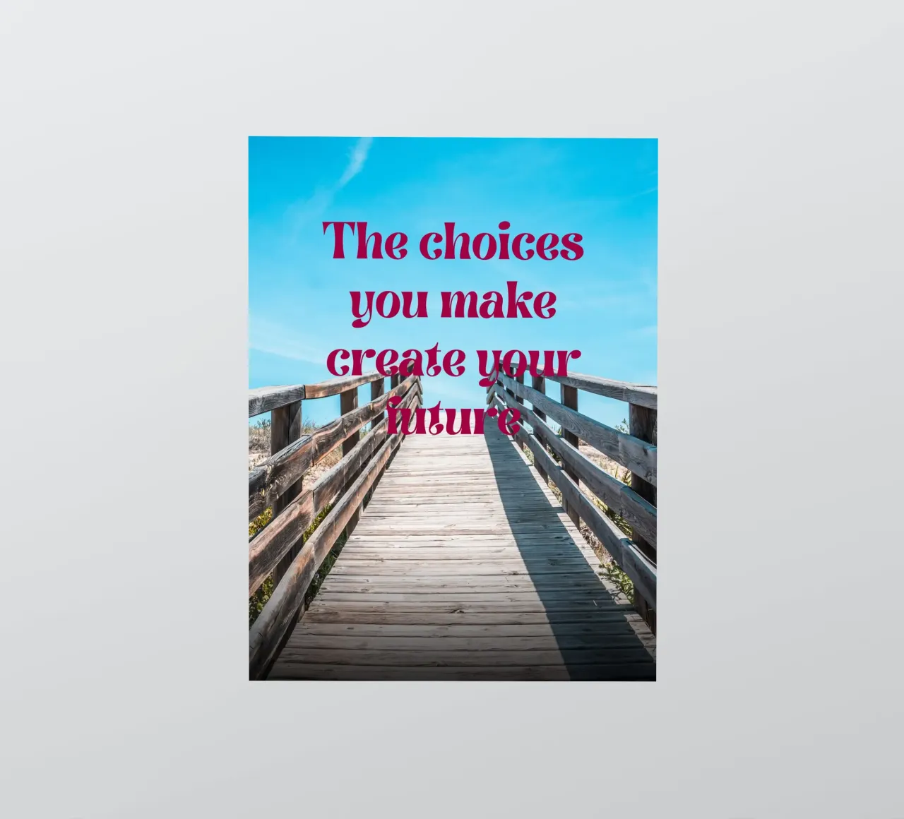 The Choices You Make Create Your Future-inspirational sticker by inspirational quote