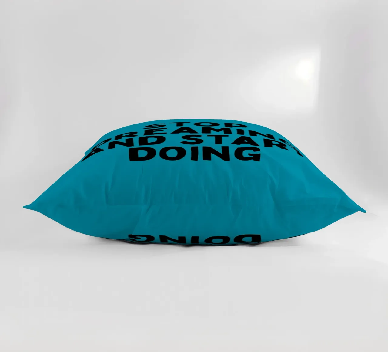 Stop Dreaming and Start Doing – Motivational Quote Art decorative cushion by inspirational quote