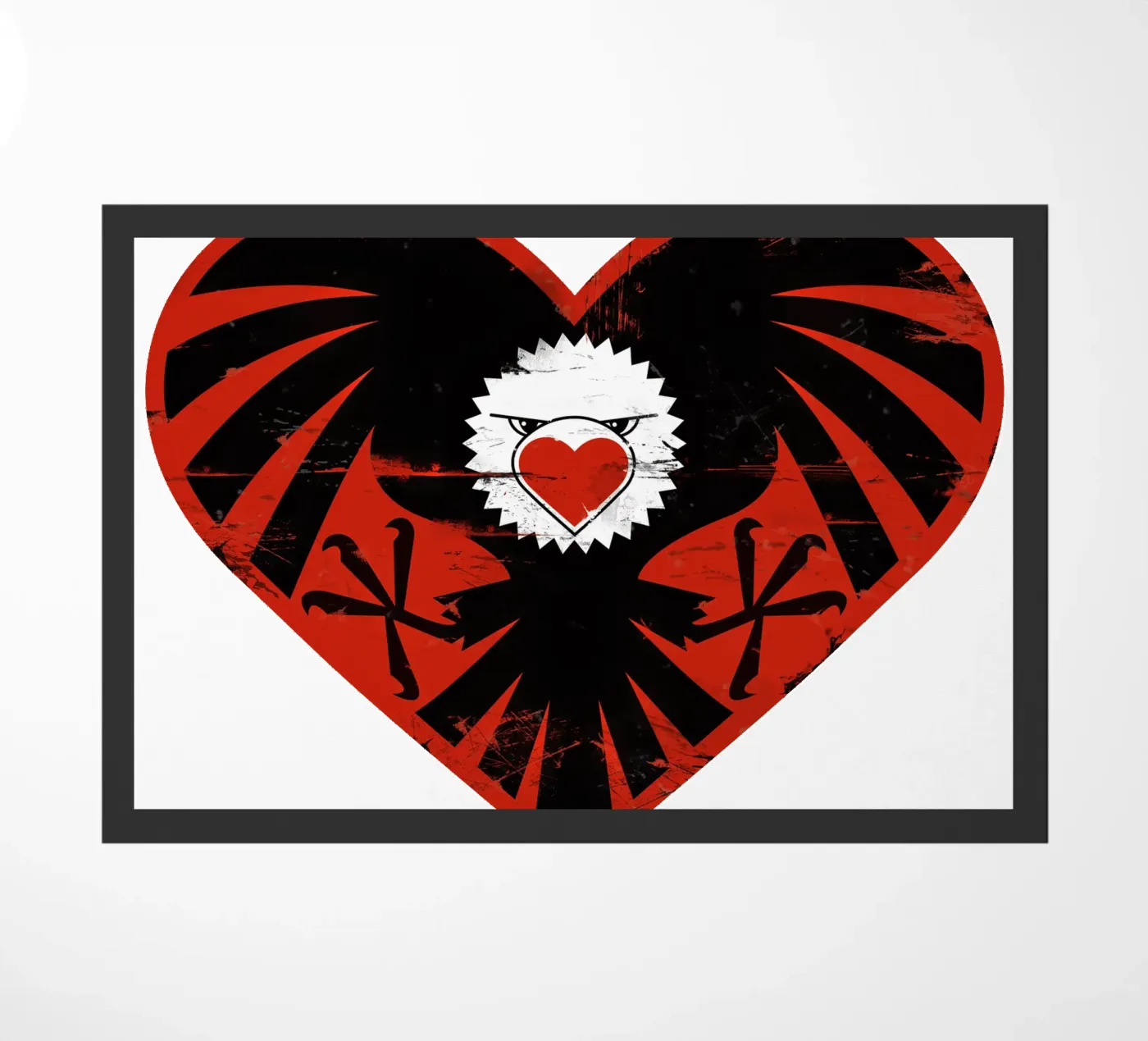 Hartaanval deurmat van Thomas Fuchs