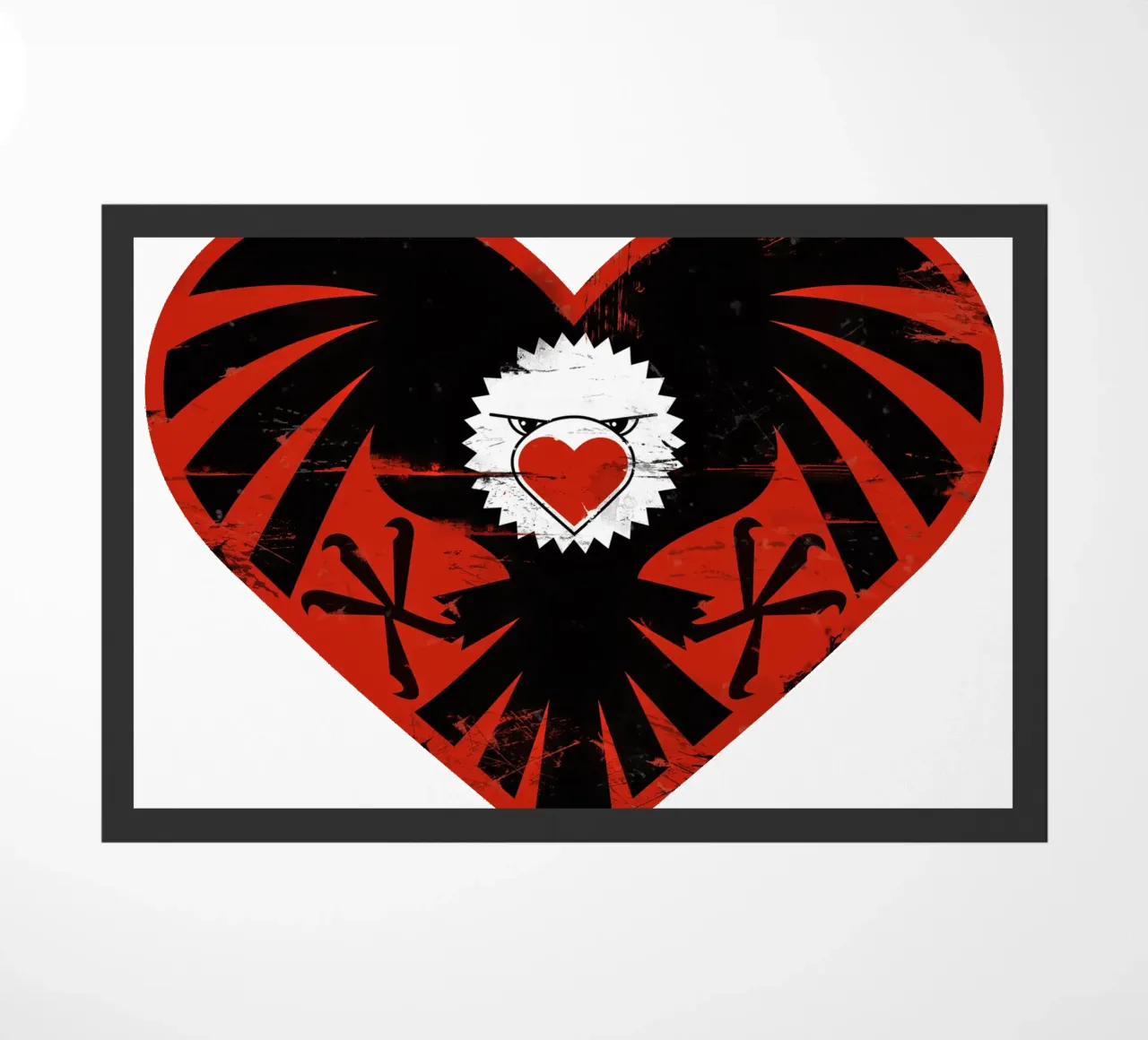 Heart Attack doormat by Thomas Fuchs