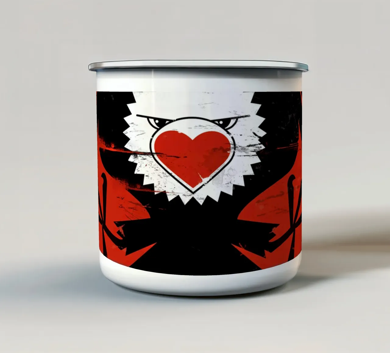 Attacco di cuore tazza in smalto da Thomas Fuchs
