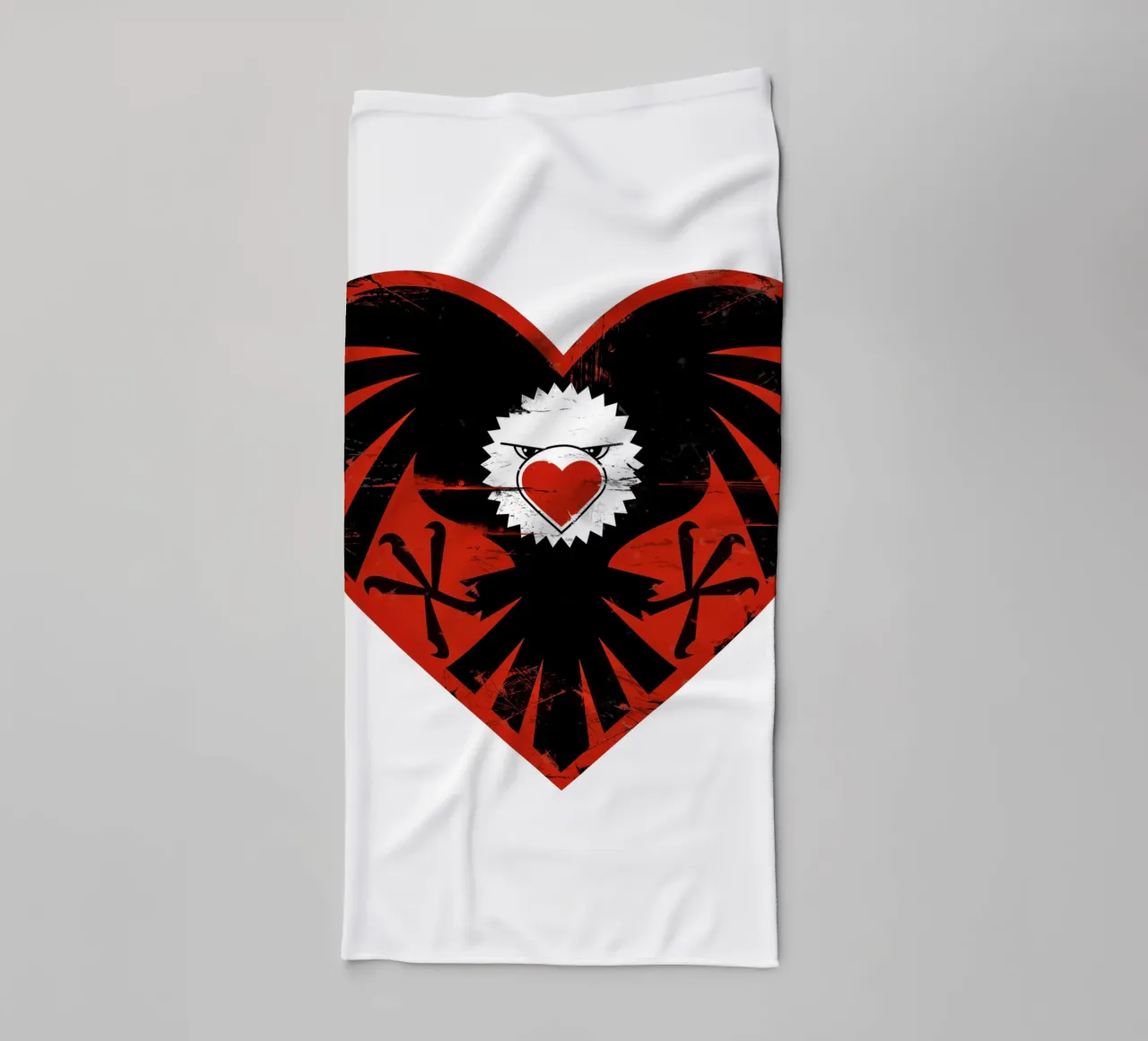 Hartaanval badhanddoek van Thomas Fuchs