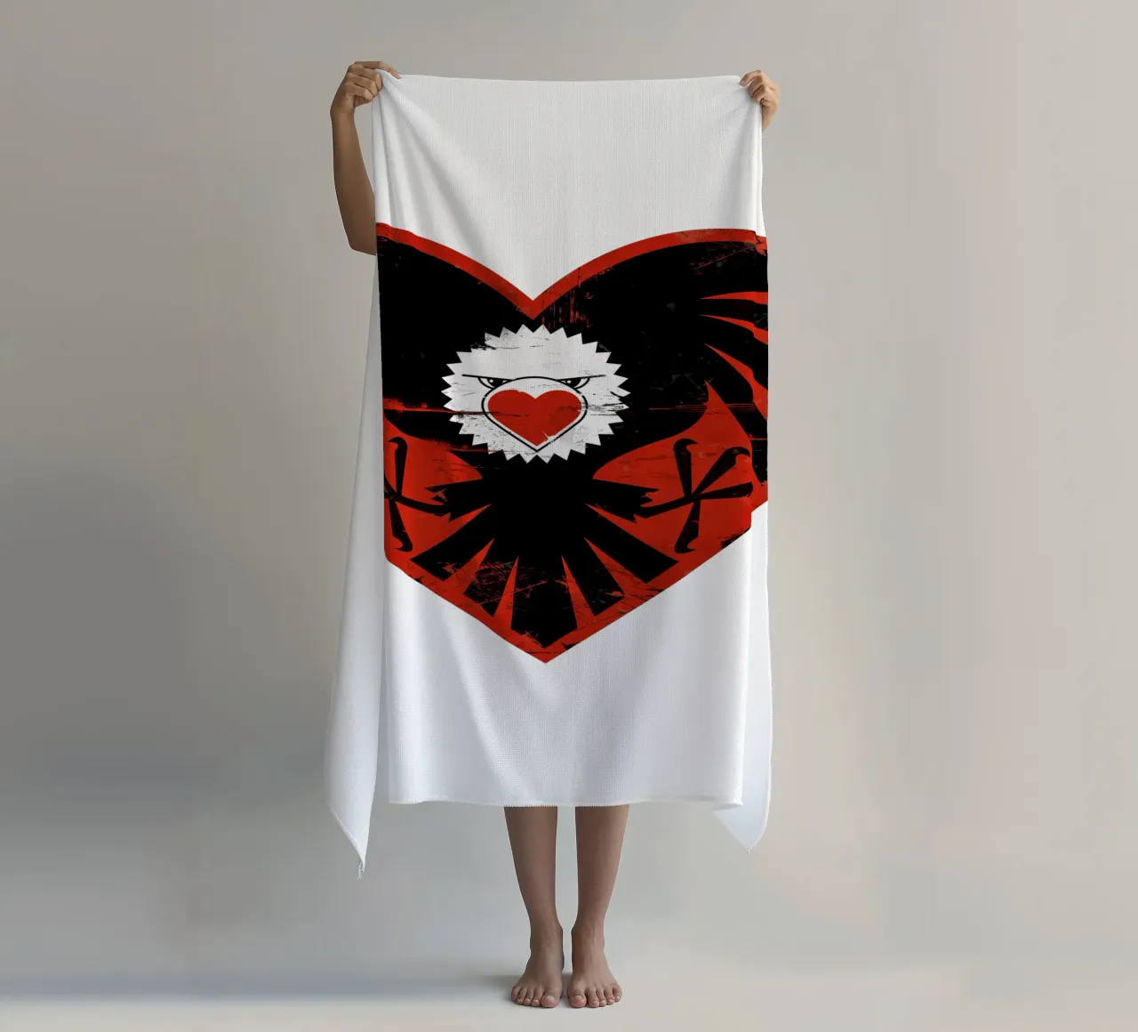 Attacco di cuore telo mare da Thomas Fuchs