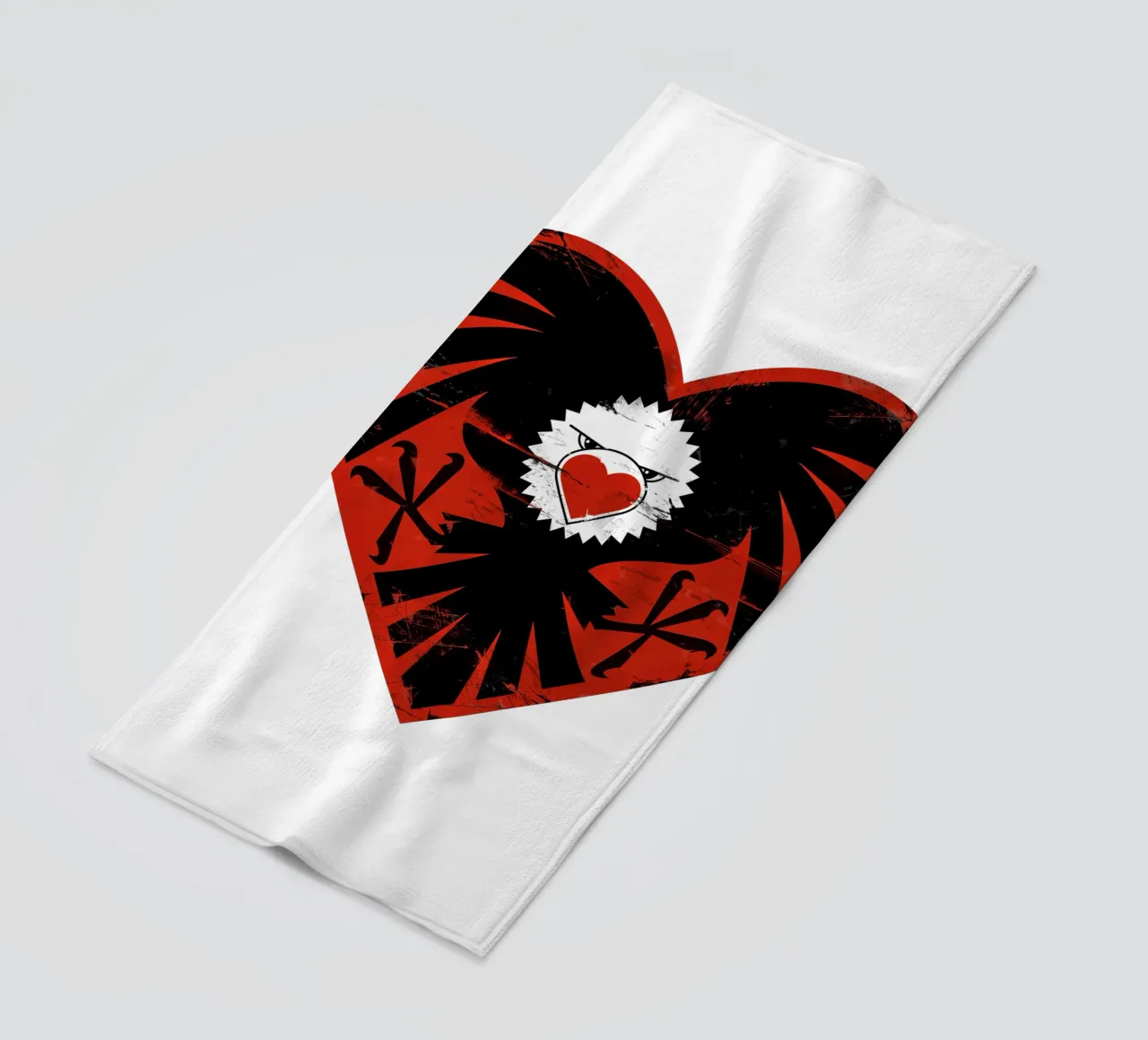 Attacco di cuore telo mare da Thomas Fuchs