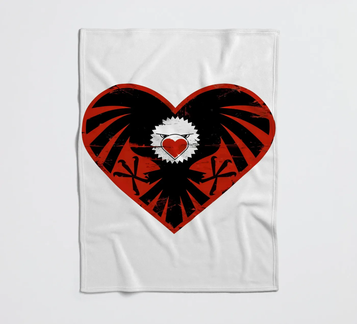 Heart Attack fleecedeken van Thomas Fuchs