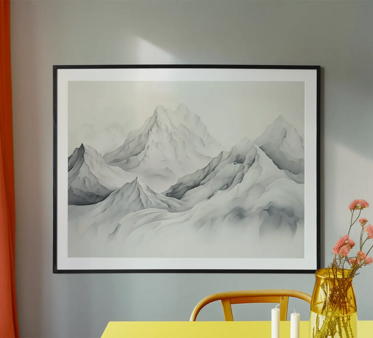 Sacred Mountain: the serenity of the summits hahnemühle by Théïa's Fantasia World