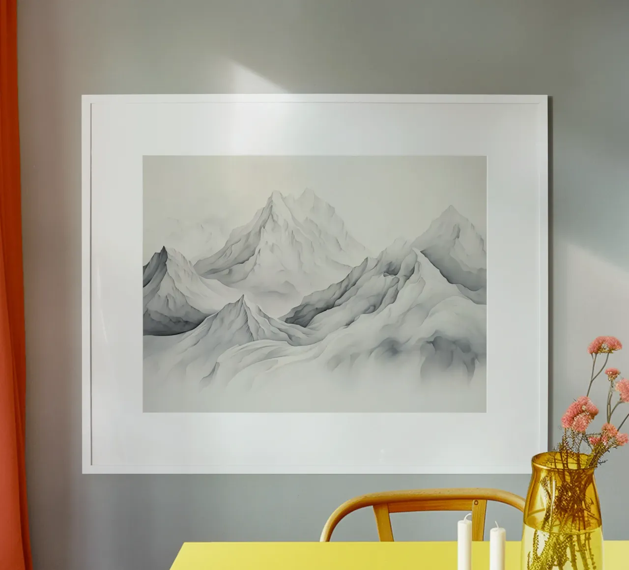 Sacred Mountain: the serenity of the summits hahnemühle by Théïa's Fantasia World