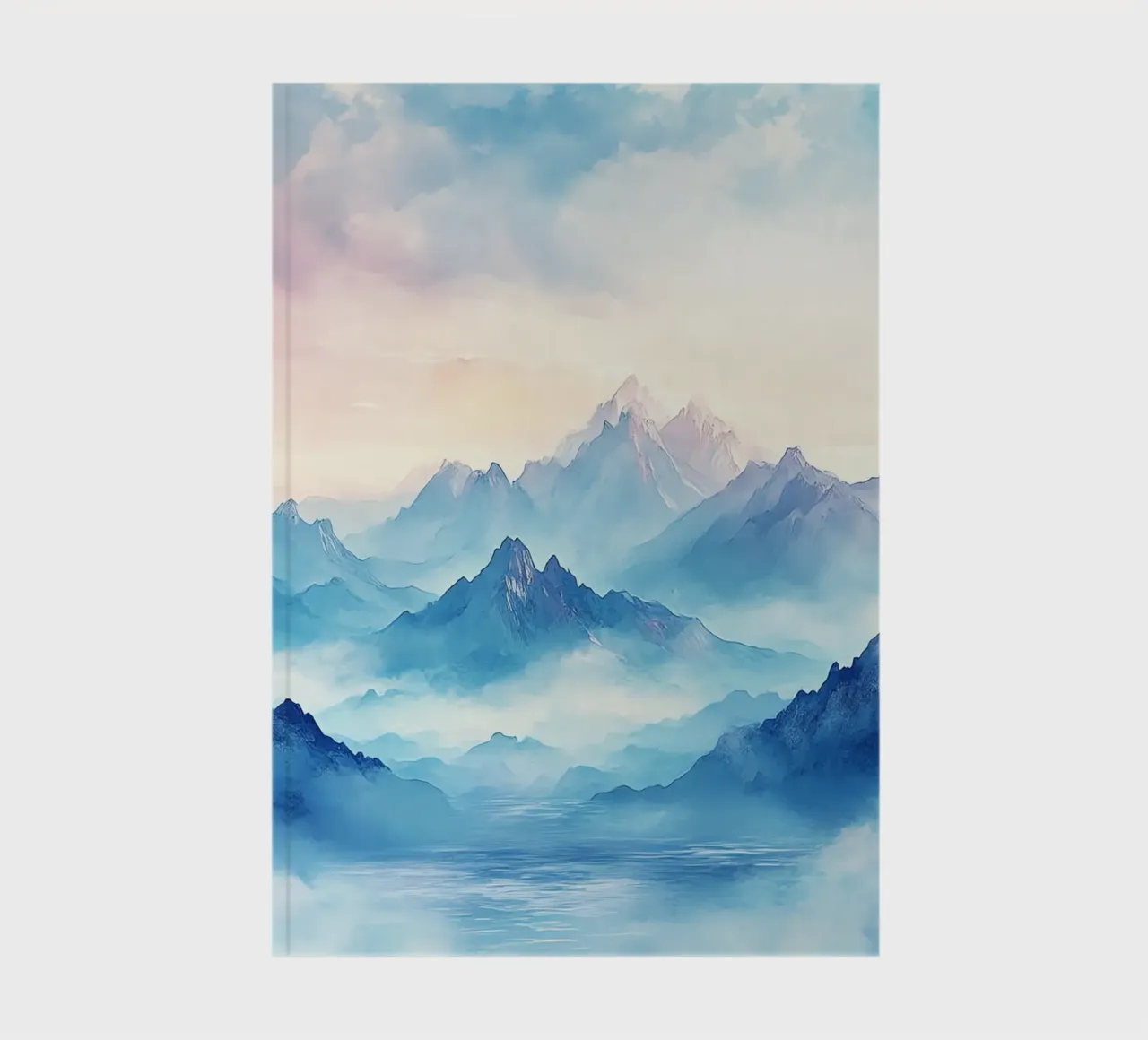 Sacred Mountain: the serenity of the summits notebook by Théïa's Fantasia World