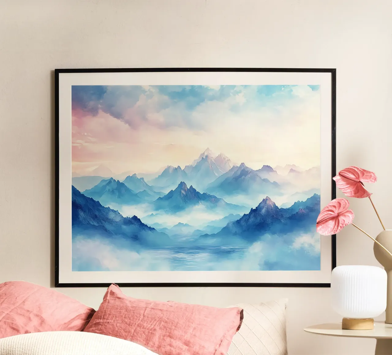 Sacred Mountain: the serenity of the summits hahnemühle by Théïa's Fantasia World