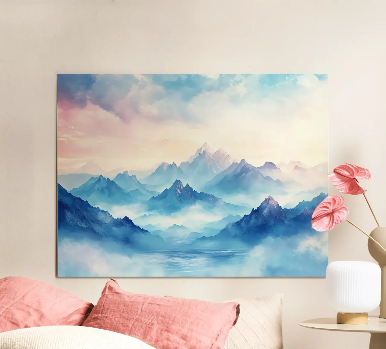 Sacred Mountain: the serenity of the summits hahnemühle by Théïa's Fantasia World