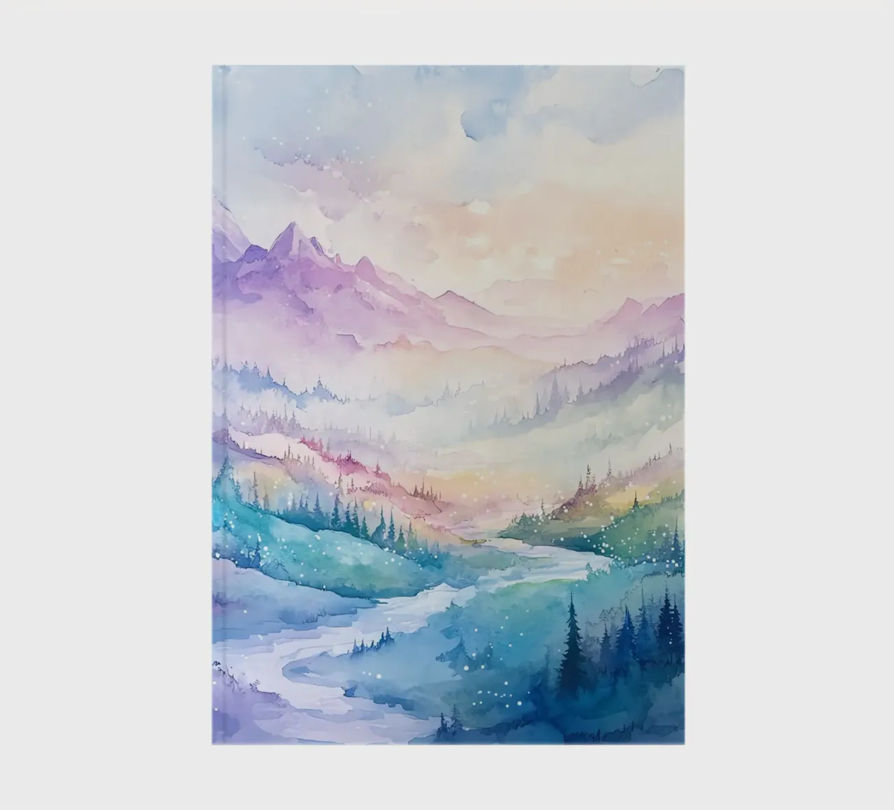 Sacred Mountain: the serenity of the summits notebook by Théïa's Fantasia World