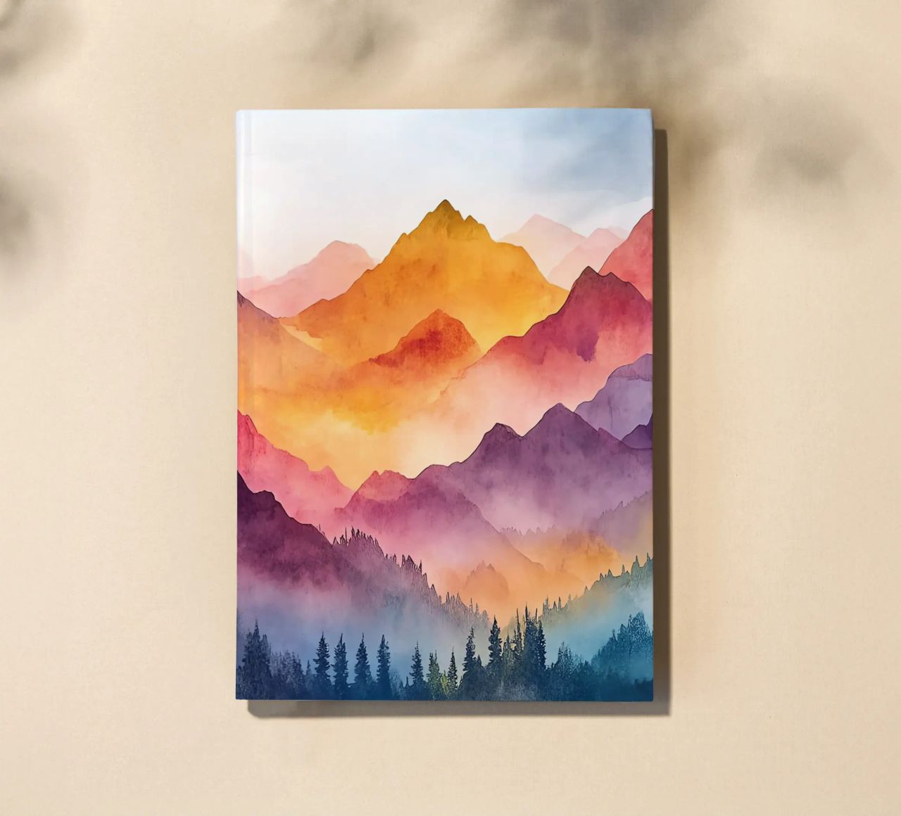 Sacred Mountain: the serenity of the summits notebook by Théïa's Fantasia World