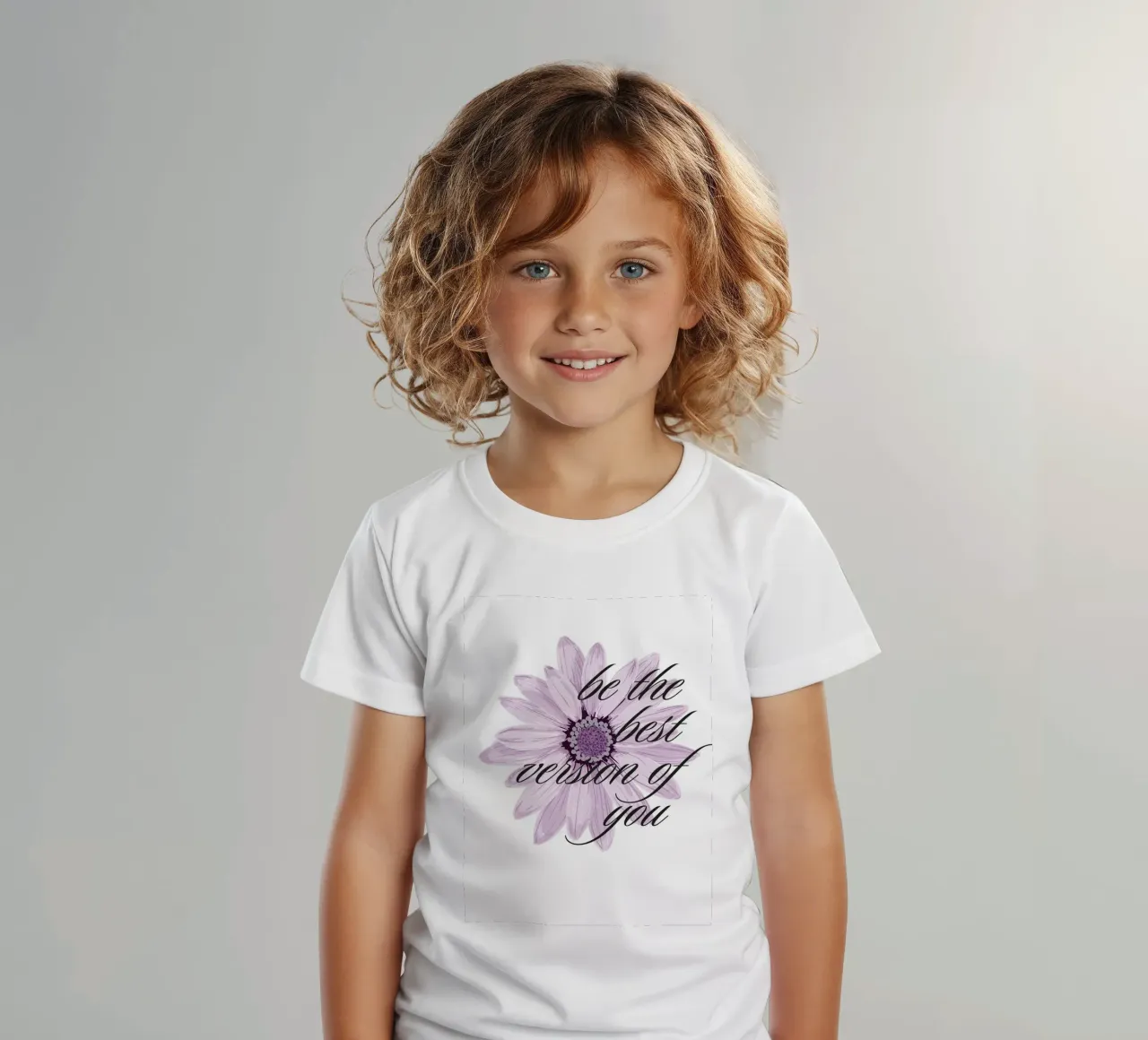 Devenir la meilleure version de soi-même t-shirt enfant de inspirational quote
