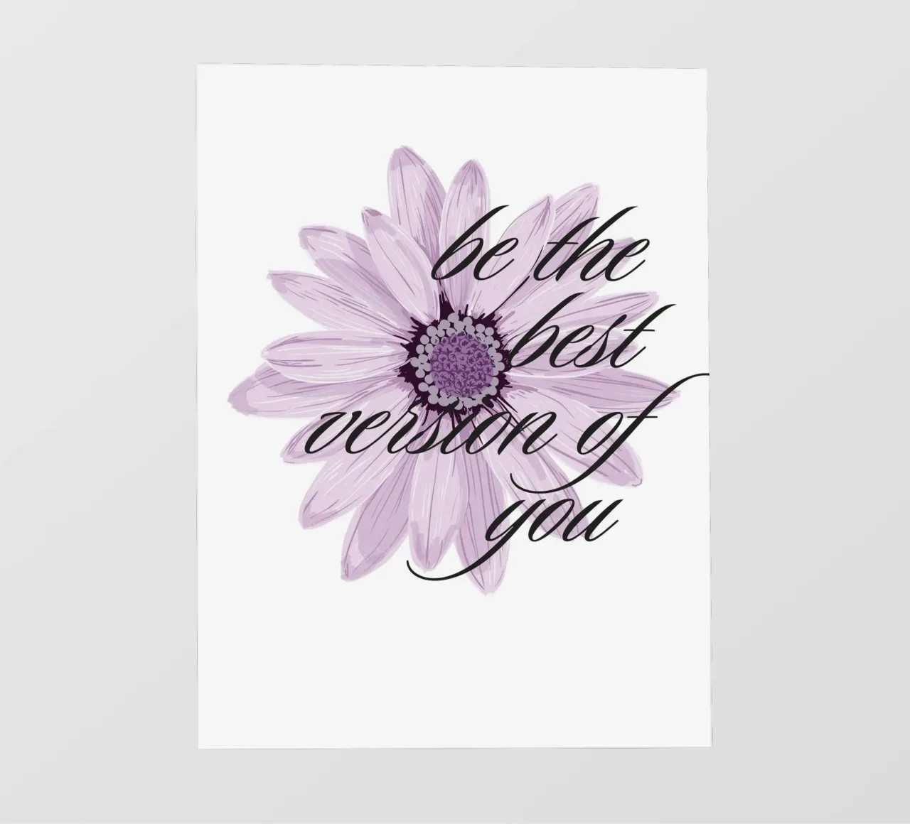 Convertirse en la mejor versión de uno mismo papel para pared de inspirational quote