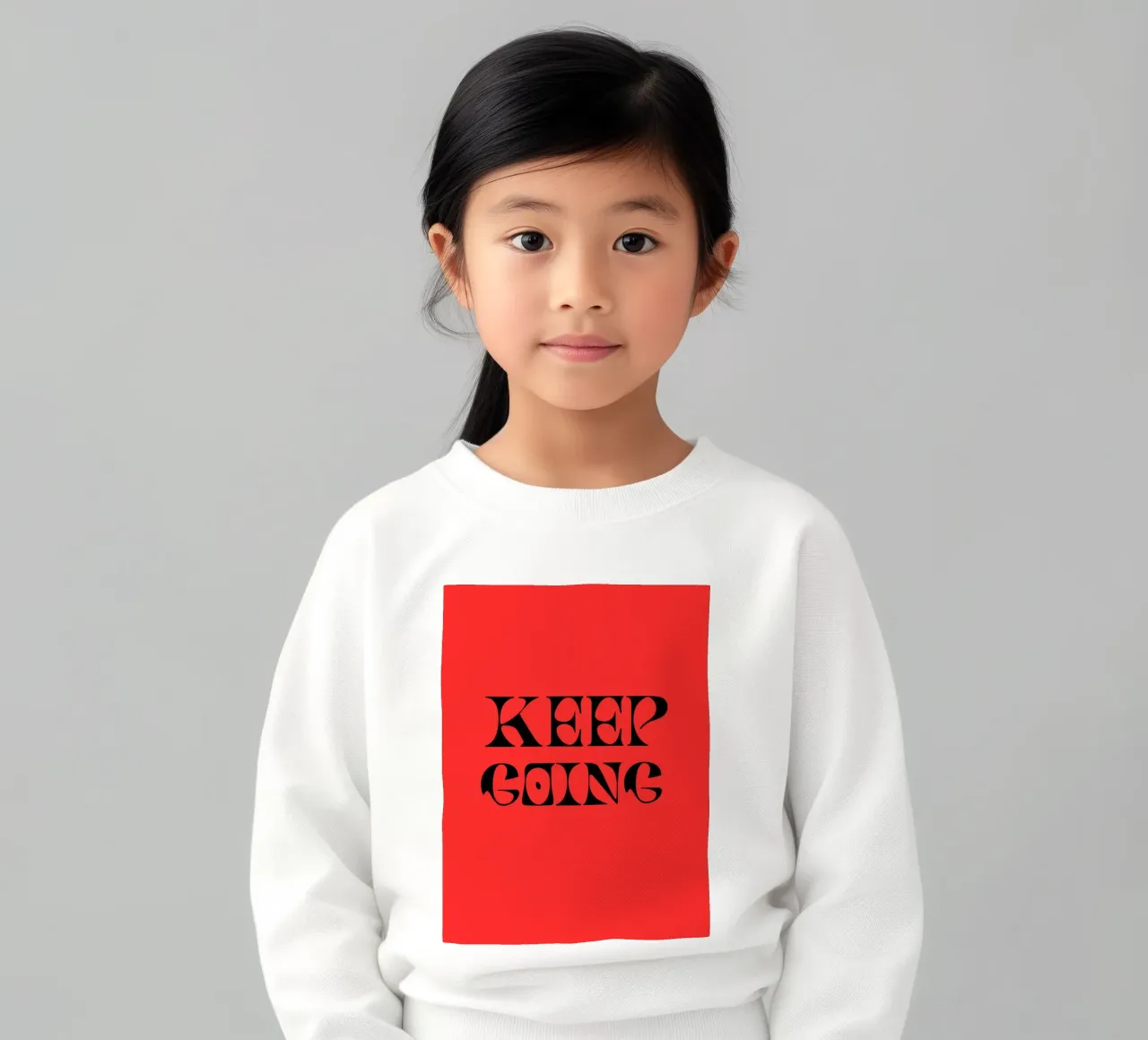 Continuez à avancer, continuez à grandir - Citation Motivationnelle Art sweat enfant de inspirational quote