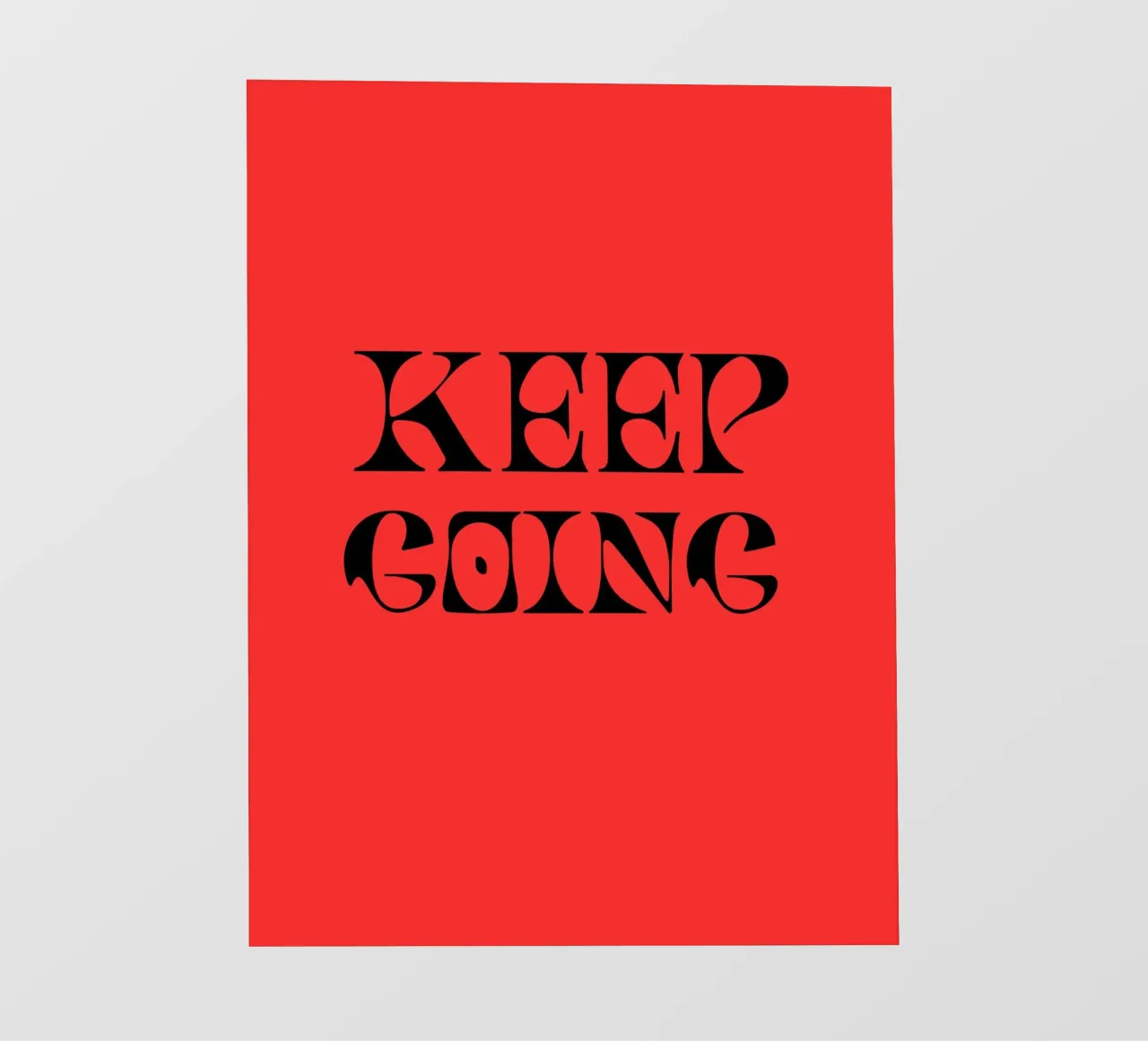 Continua ad andare avanti, continua a crescere - Citazioni d'arte motivazionali pellicola backlit da inspirational quote