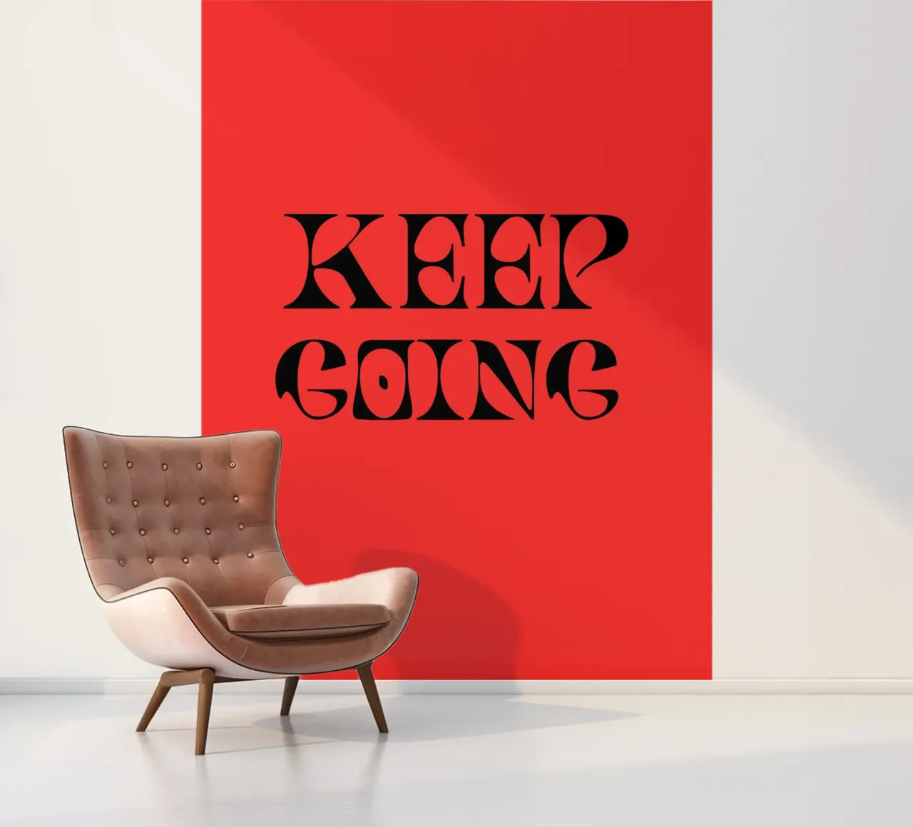 Keep Going, Keep Growing – Motivational Quote Art photo wallpaper by inspirational quote