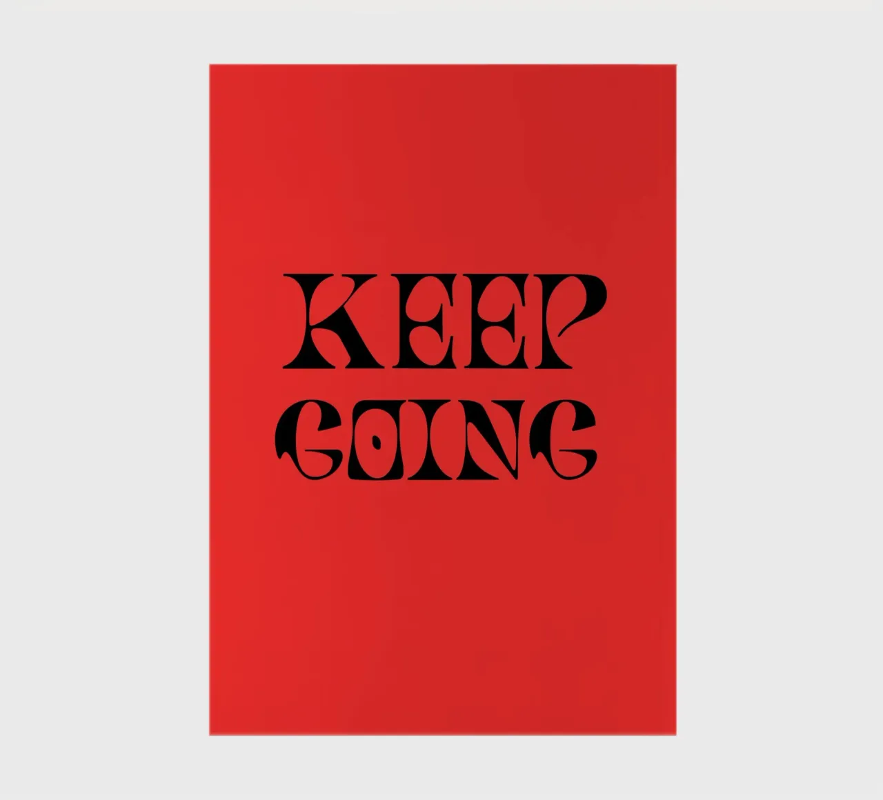 Continuez à avancer, continuez à grandir - Citation Motivationnelle Art carnet de notes de inspirational quote