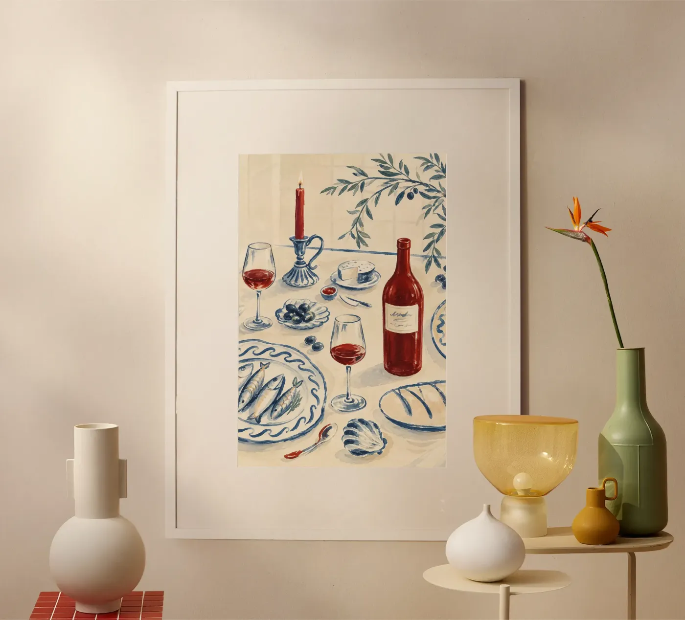 Dinner is Ready Framed poster da Kymberly