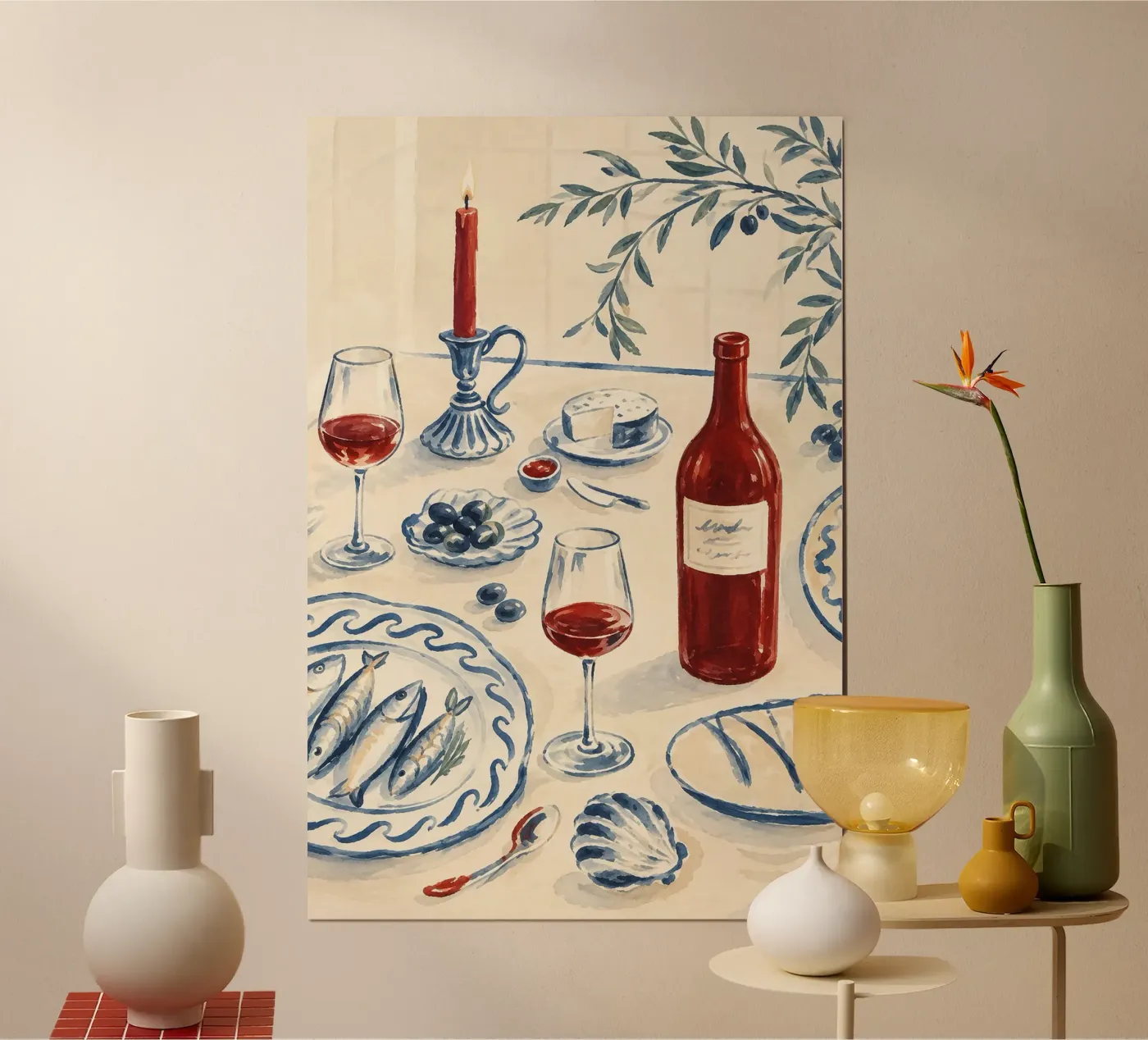 Dinner is Ready Framed poster da Kymberly