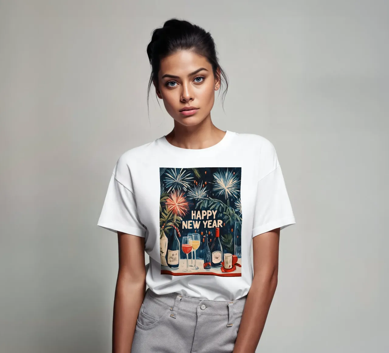 Happy New Year t-shirt da treechild