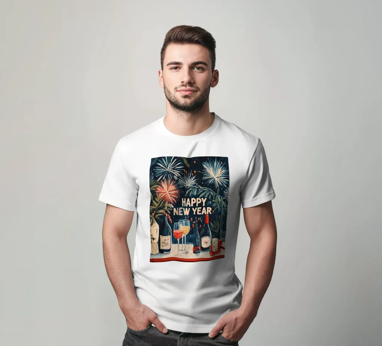 Happy New Year t-shirt da treechild