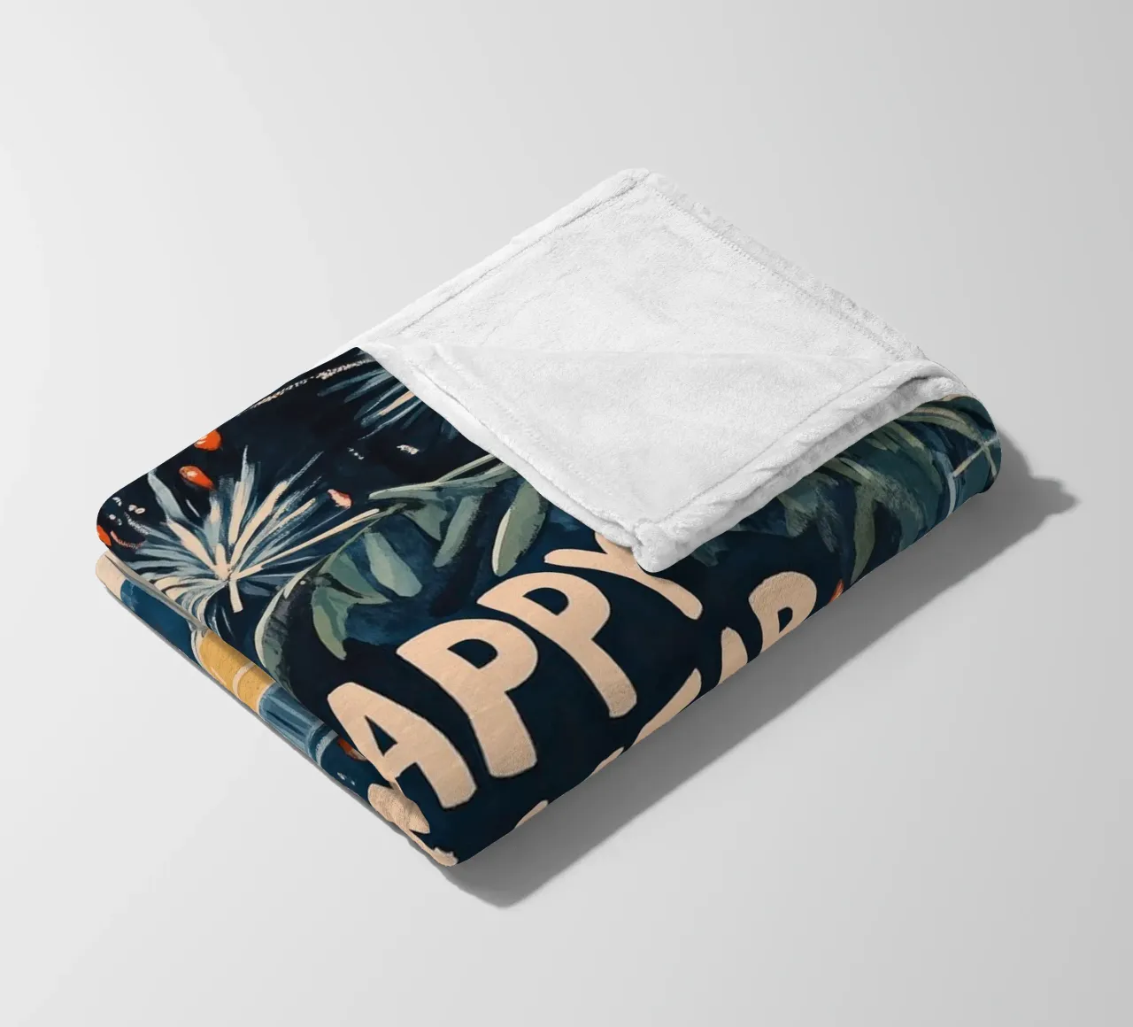 Happy New Year coperta in pile da treechild