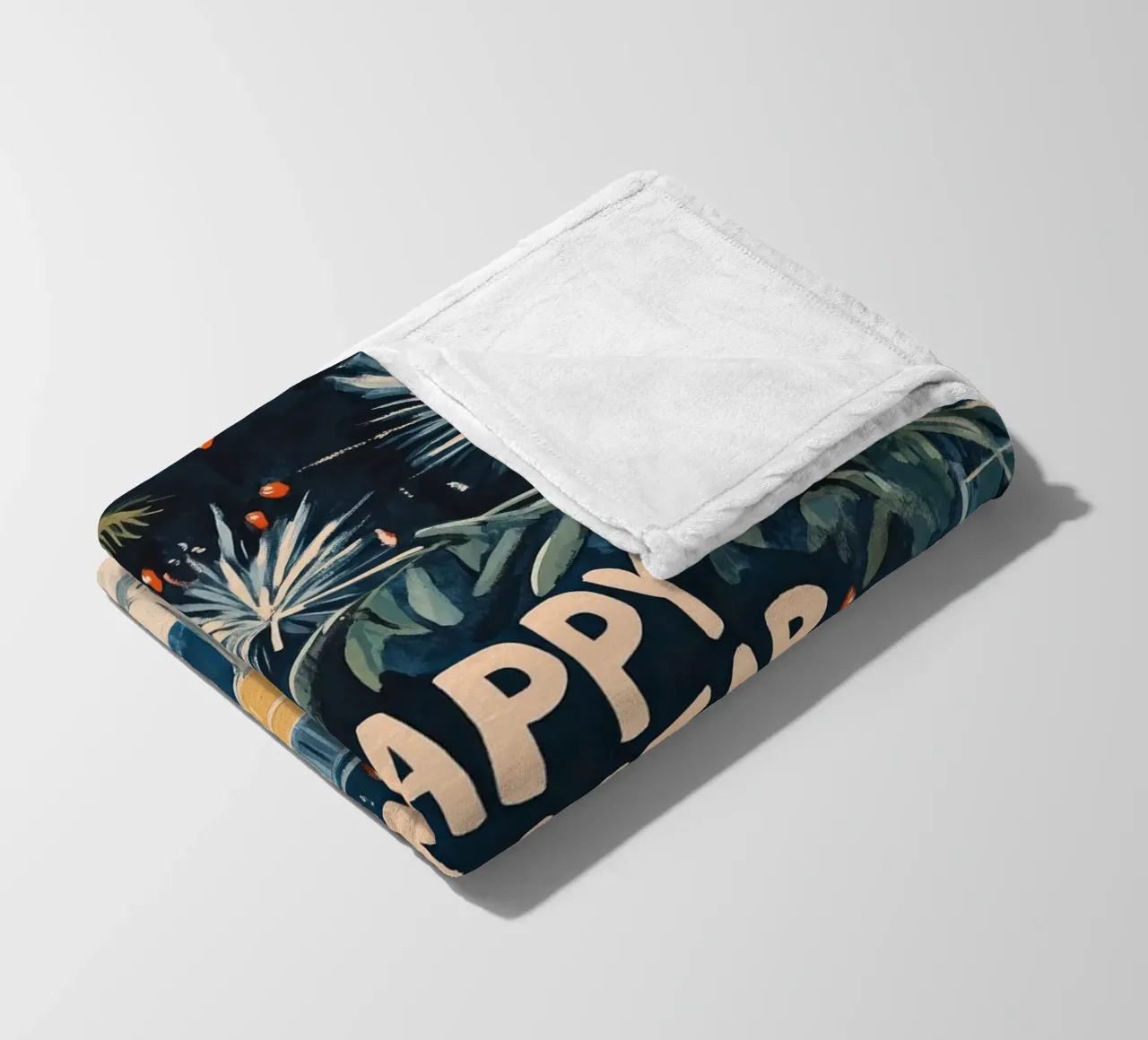 Happy New Year coperta in pile da treechild